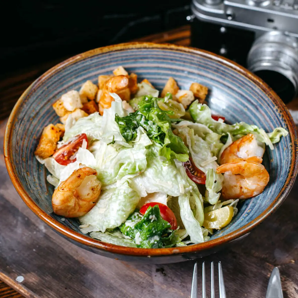 Цезарь с креветкой