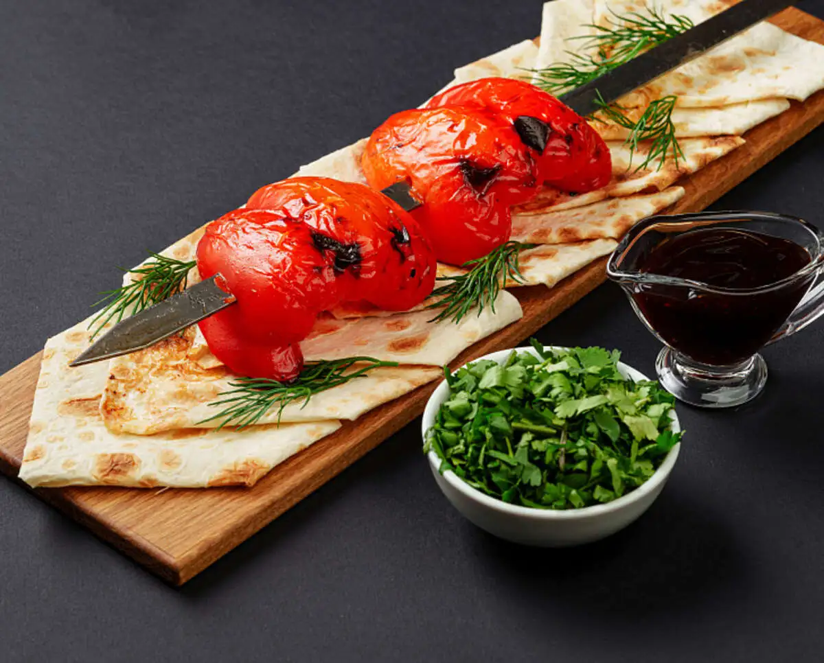 Перец на мангале