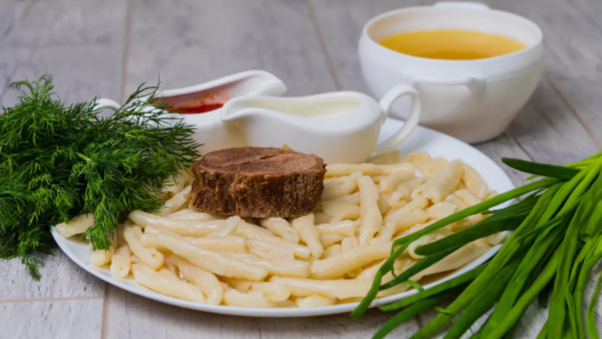 Чеченский хинкал с говядиной