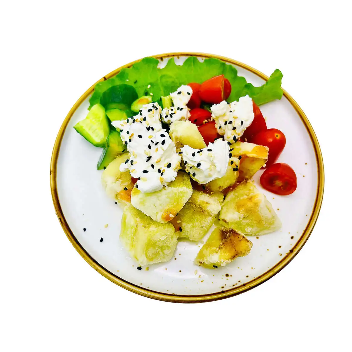 С-т из баклажан и творожного сыра