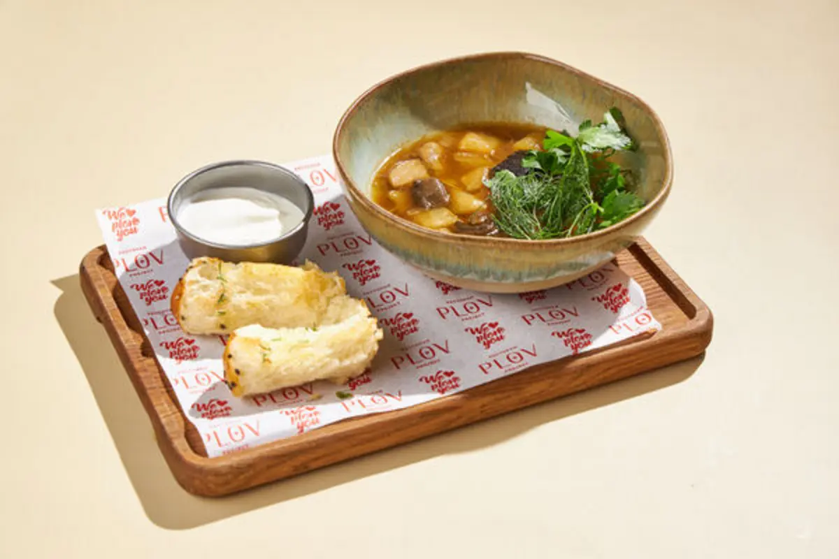 Суп из белых грибов 