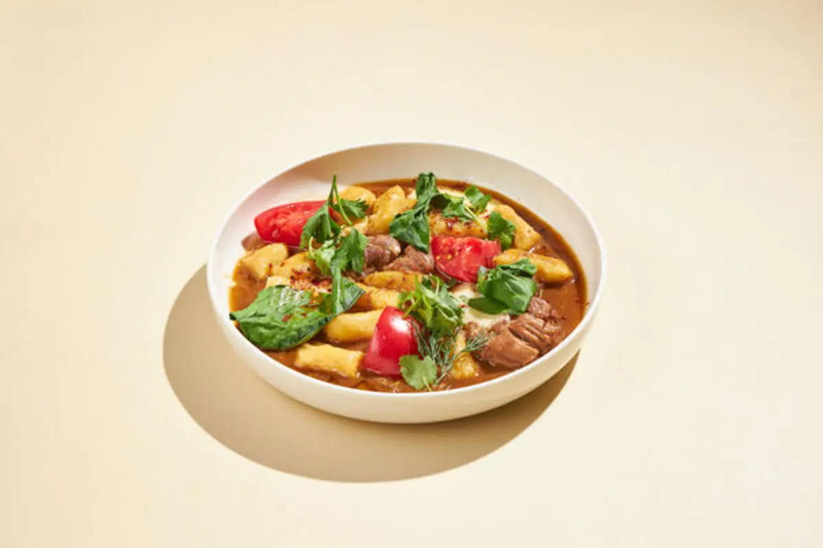 Ньокки с томленым ягненком