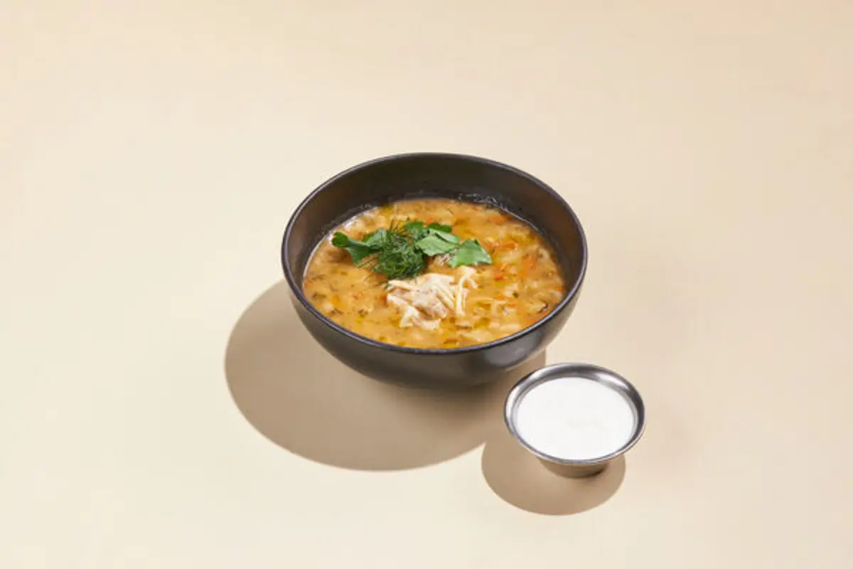 Рассольник с цыпленком