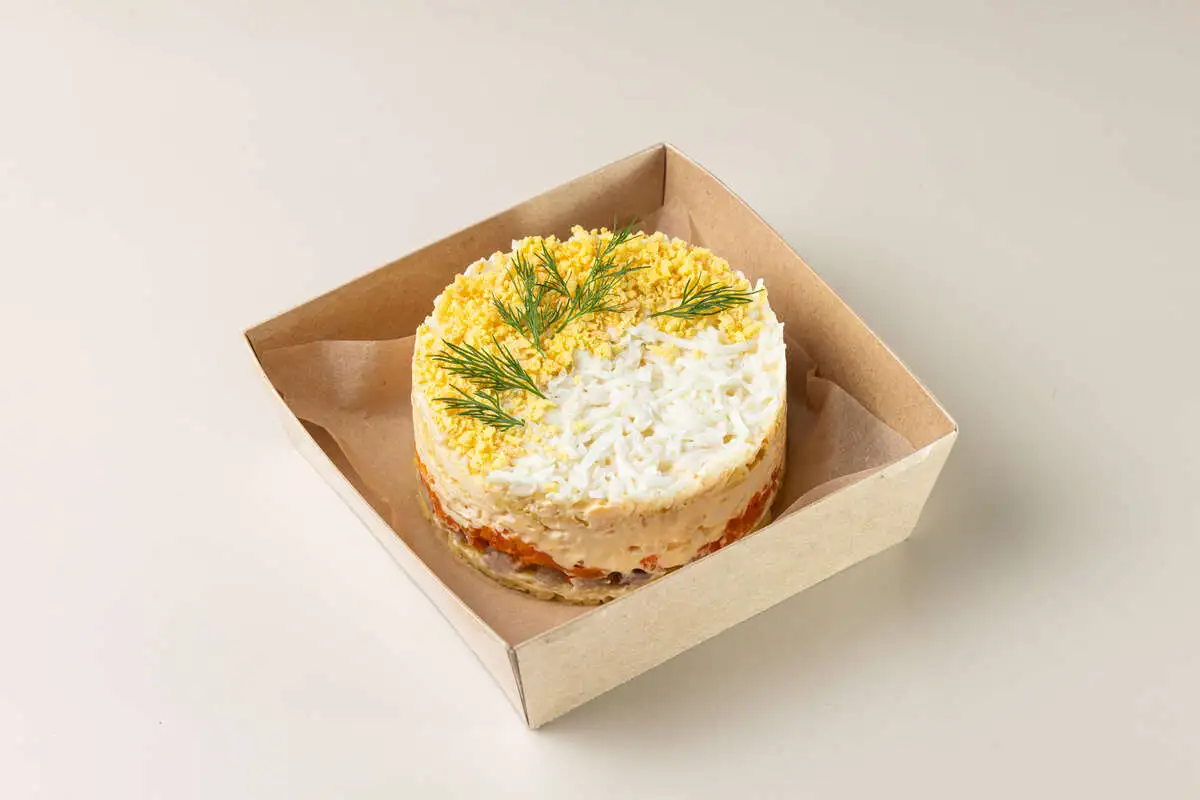 Бенто торт "Мимоза"