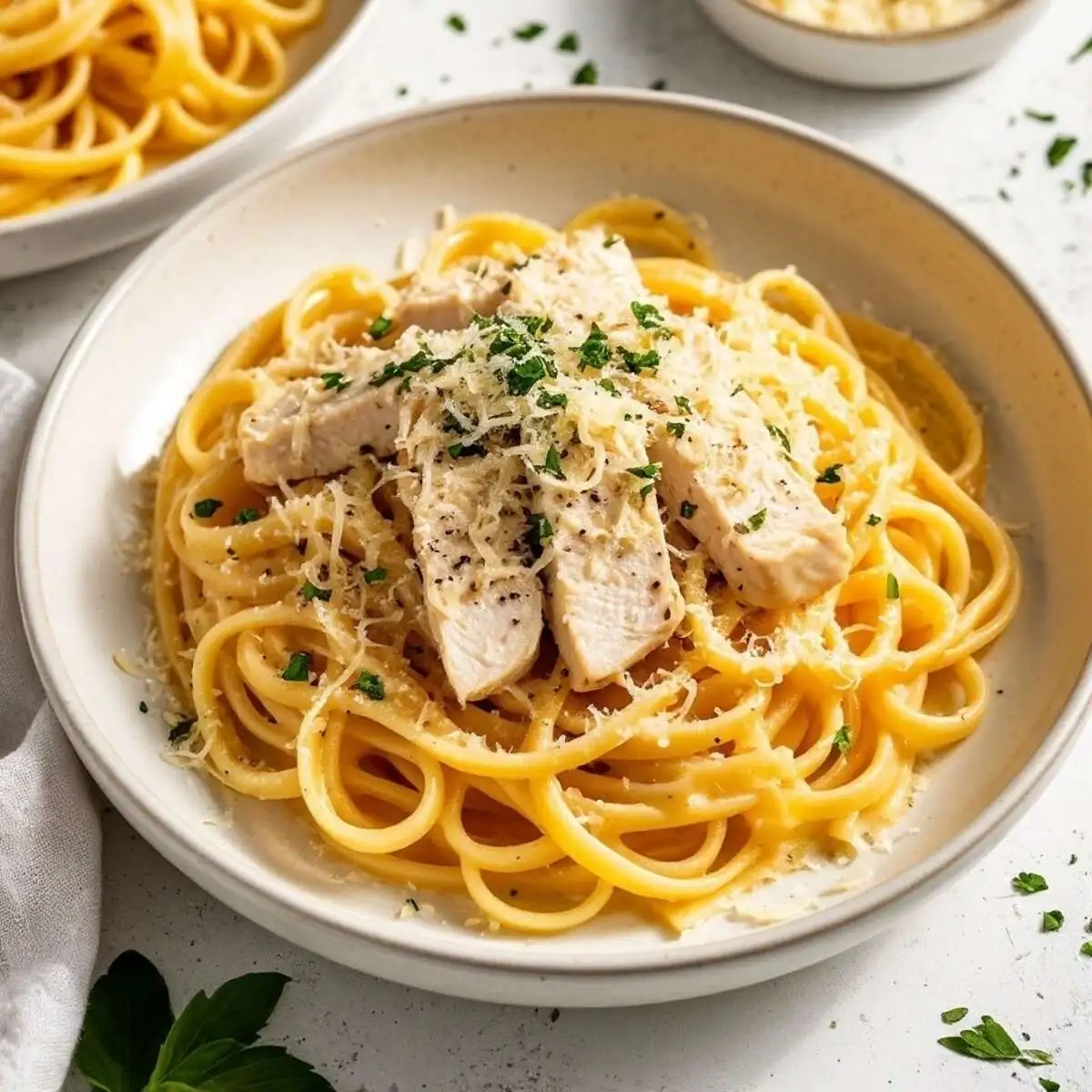 Паста "Фетучини Альфредо"