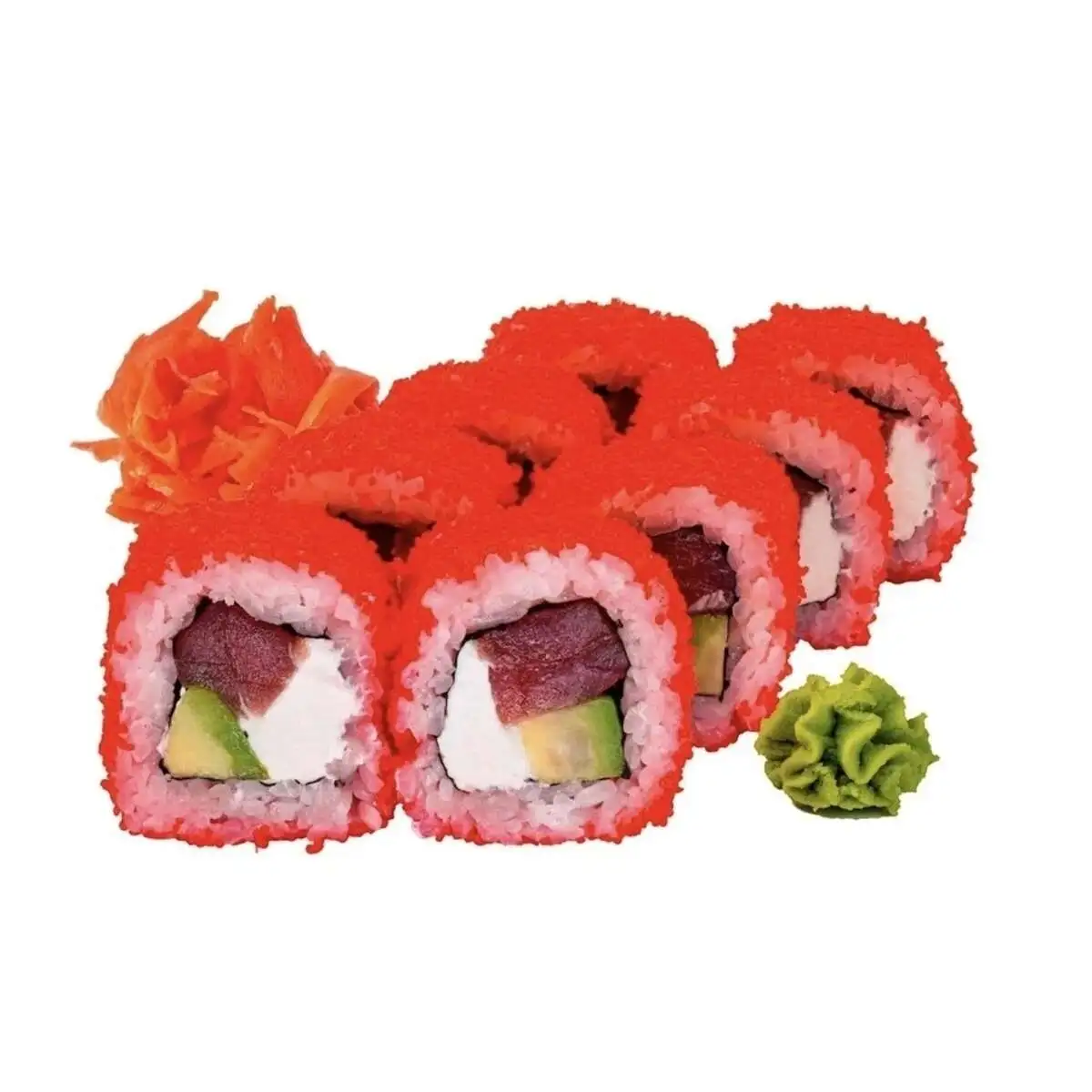 Ролл с тунцом и авокадо