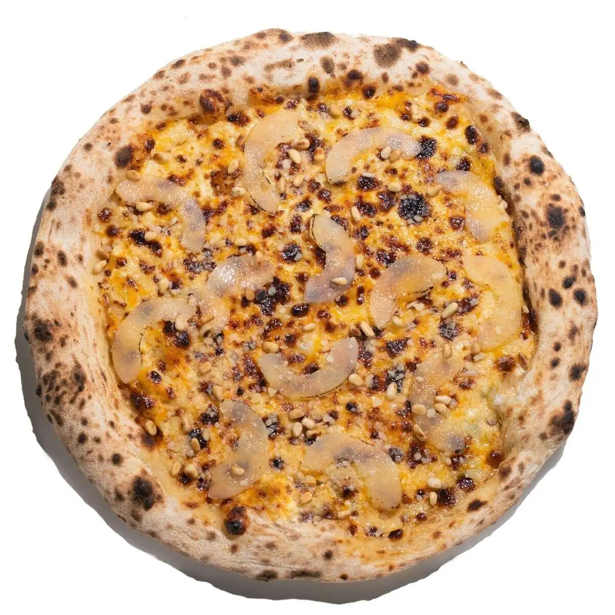 Пицца 4 сыра с грушей