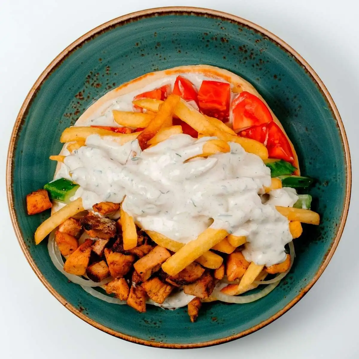 Курица в стиле Гирос