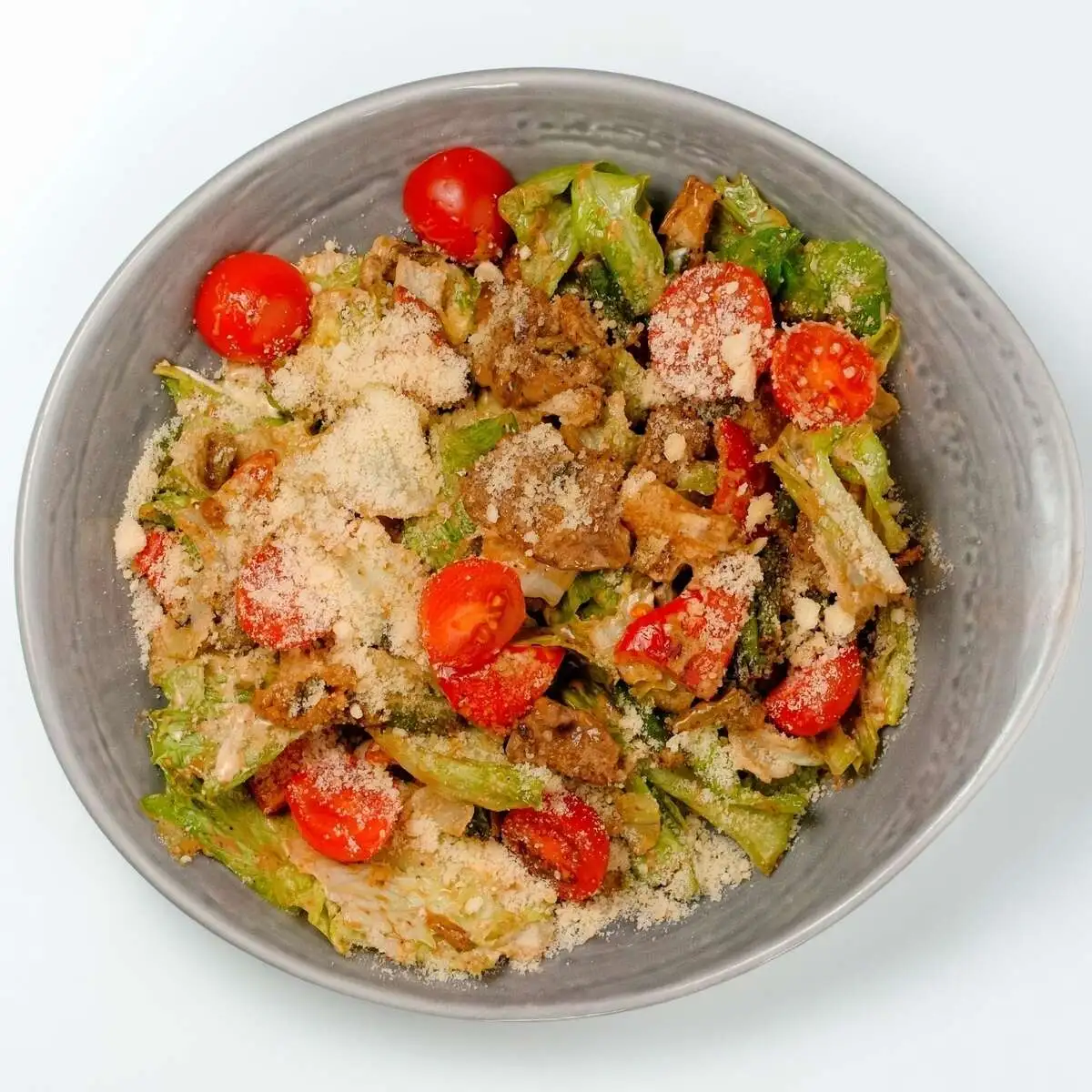 Теплый салат с мраморной говядиной 