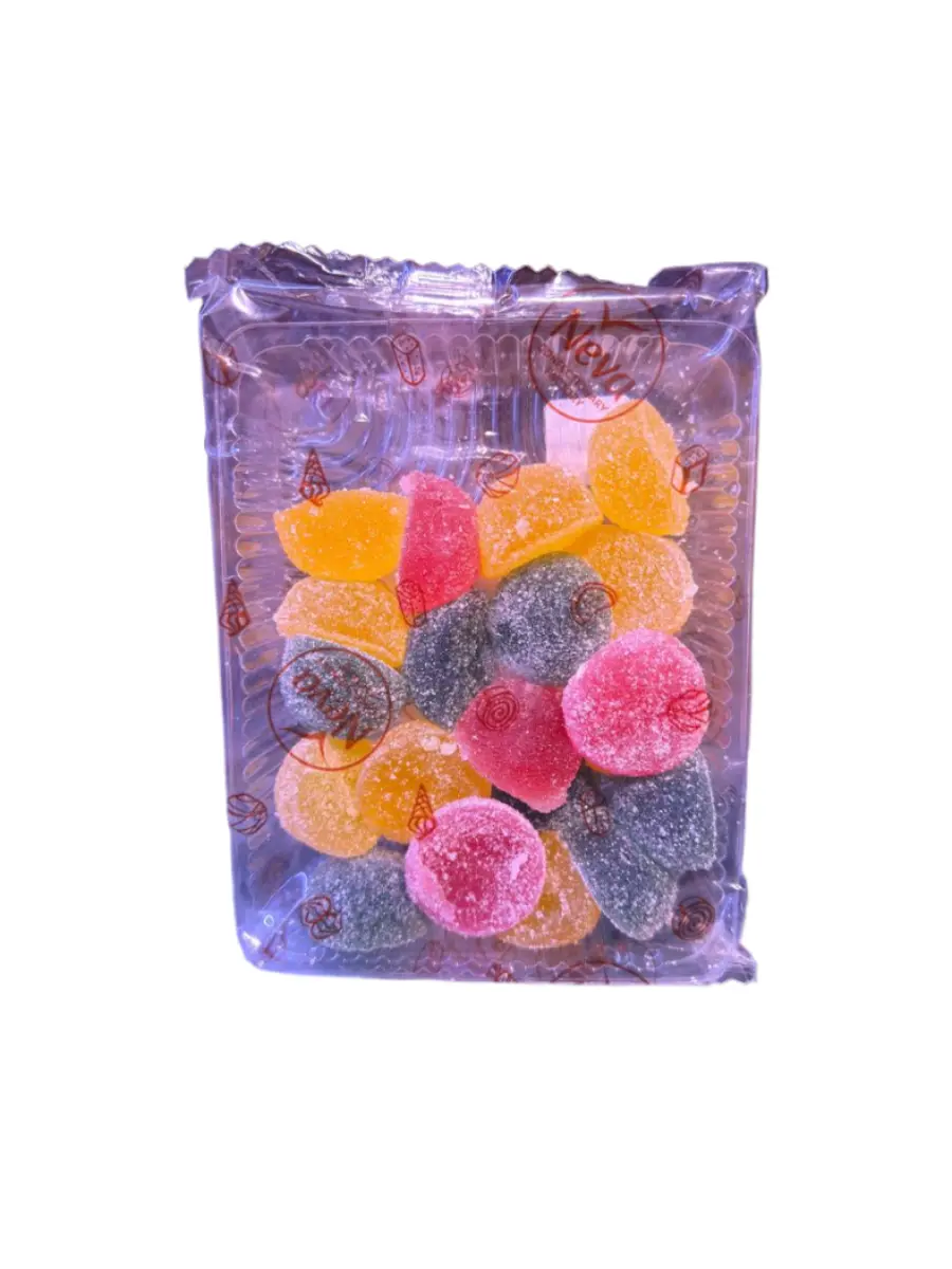 Мармелад желейный дыня, вишня и яблоко 