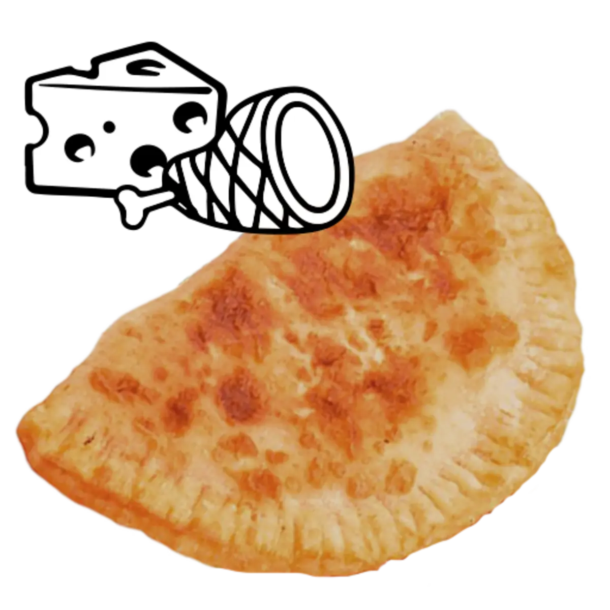 Чебурек сыр и ветчина