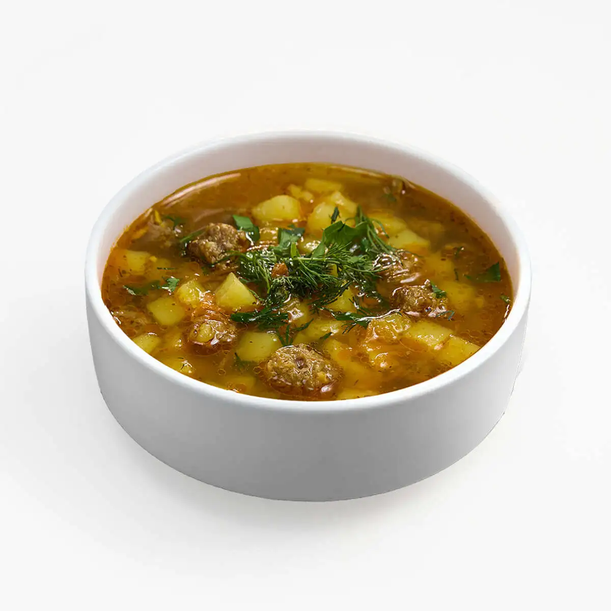 Суп с фрикадельками