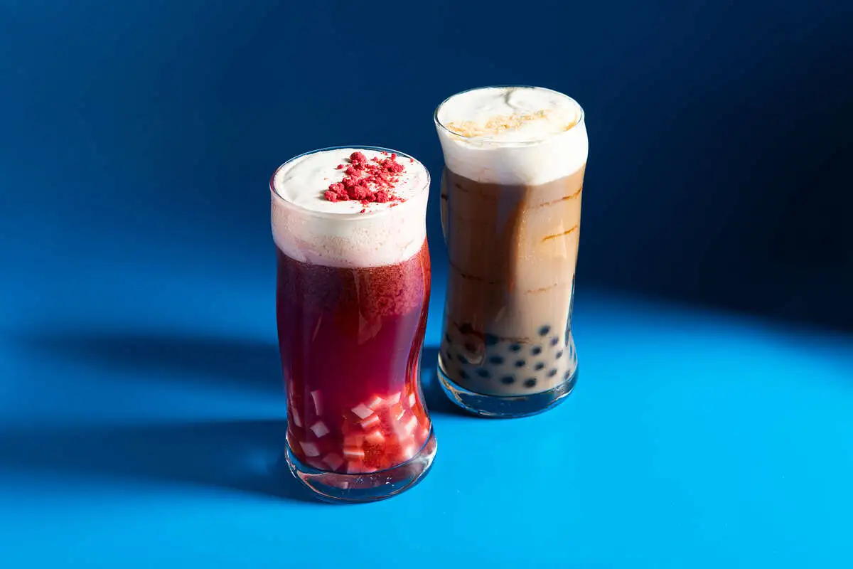 Авторские Бабл Ти с сырной пенкой