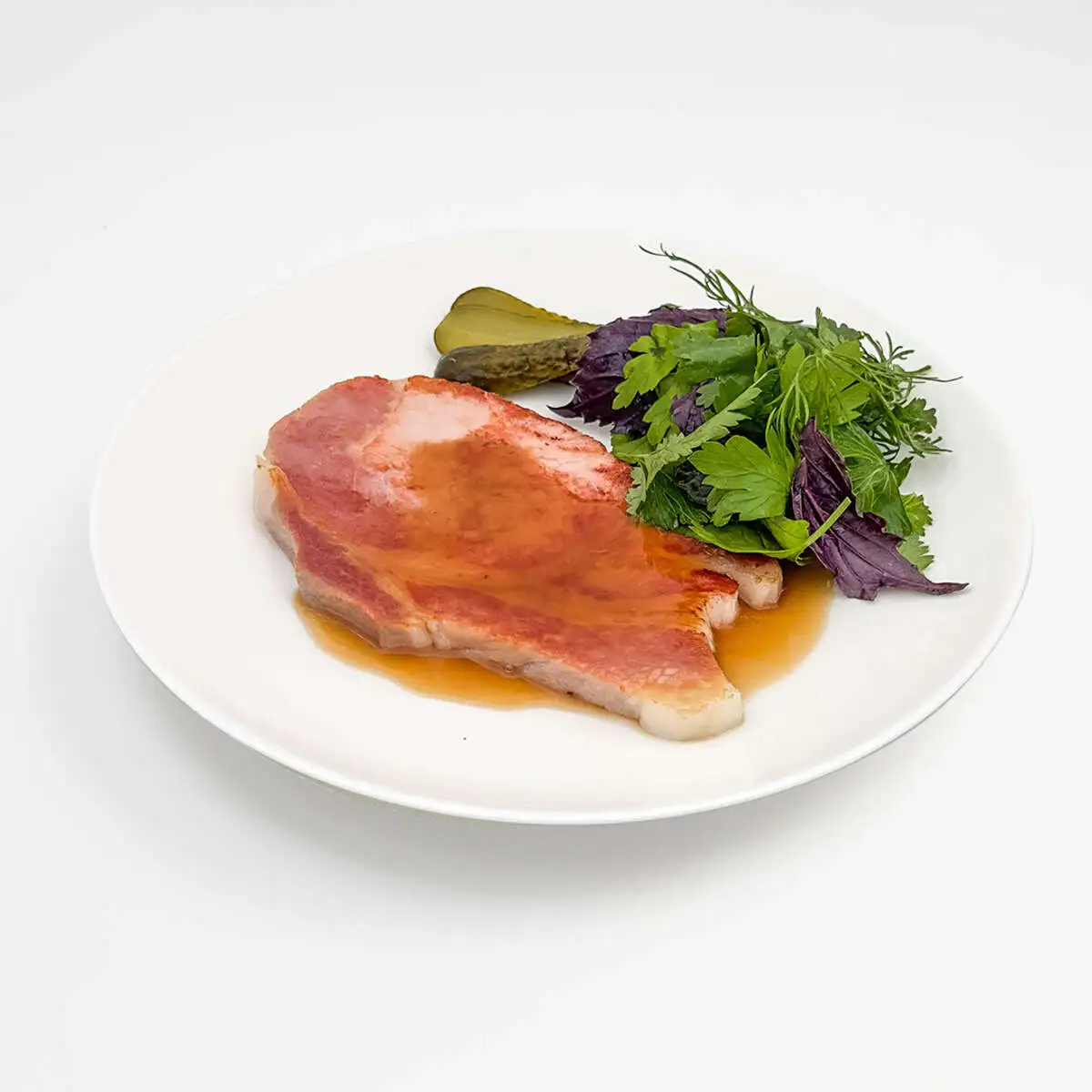 Ветчина с соусом Демиглас