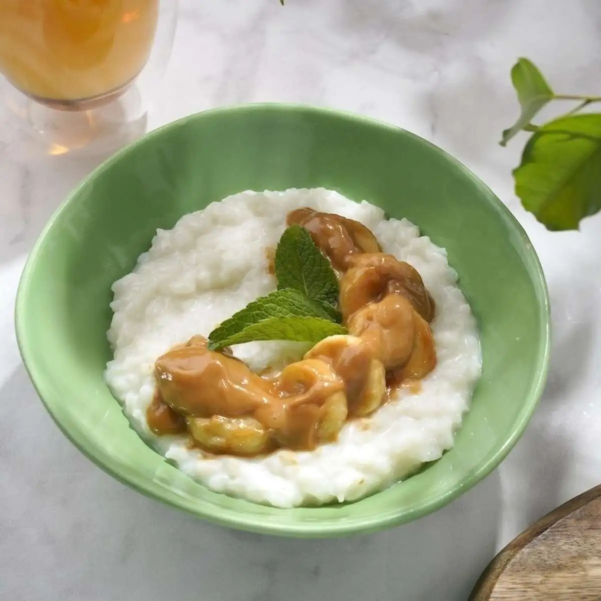 Каша рисовая с бананами