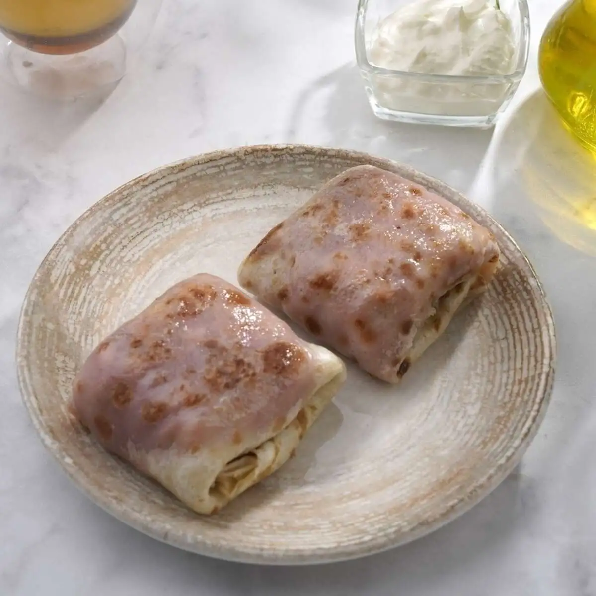 Блины с яблоками и смородиной (6шт.)