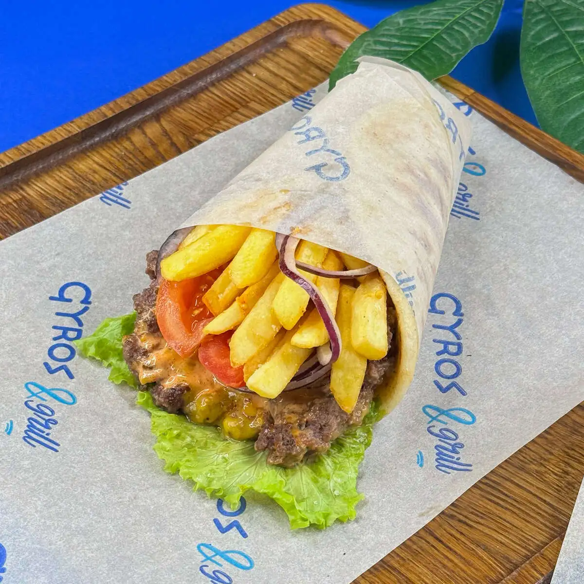 Пита Гирос с бифтеки