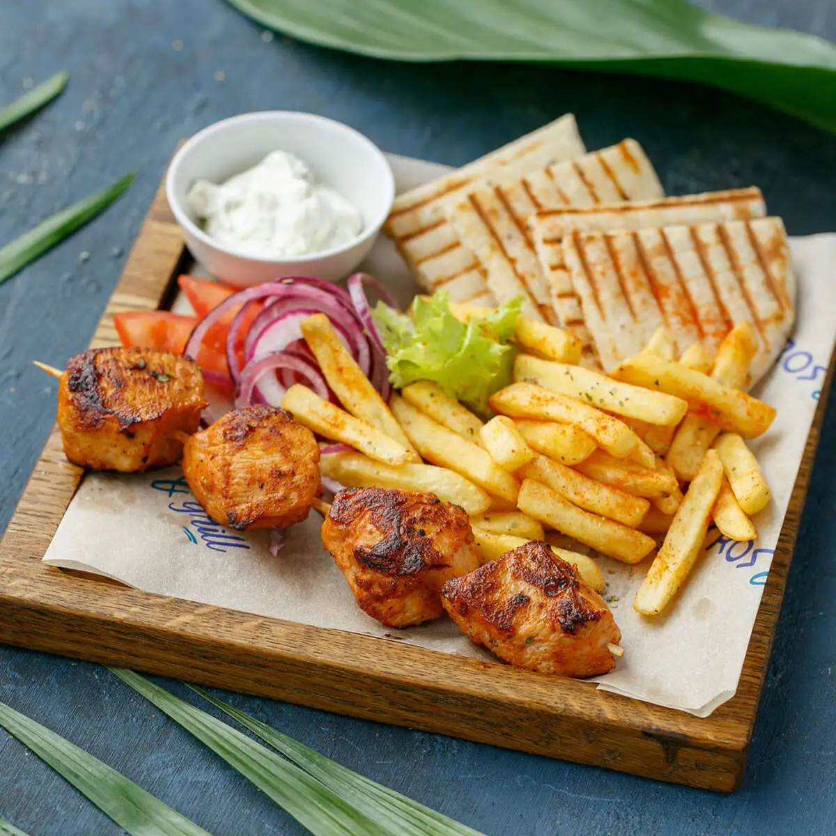 Сувлаки с курицей