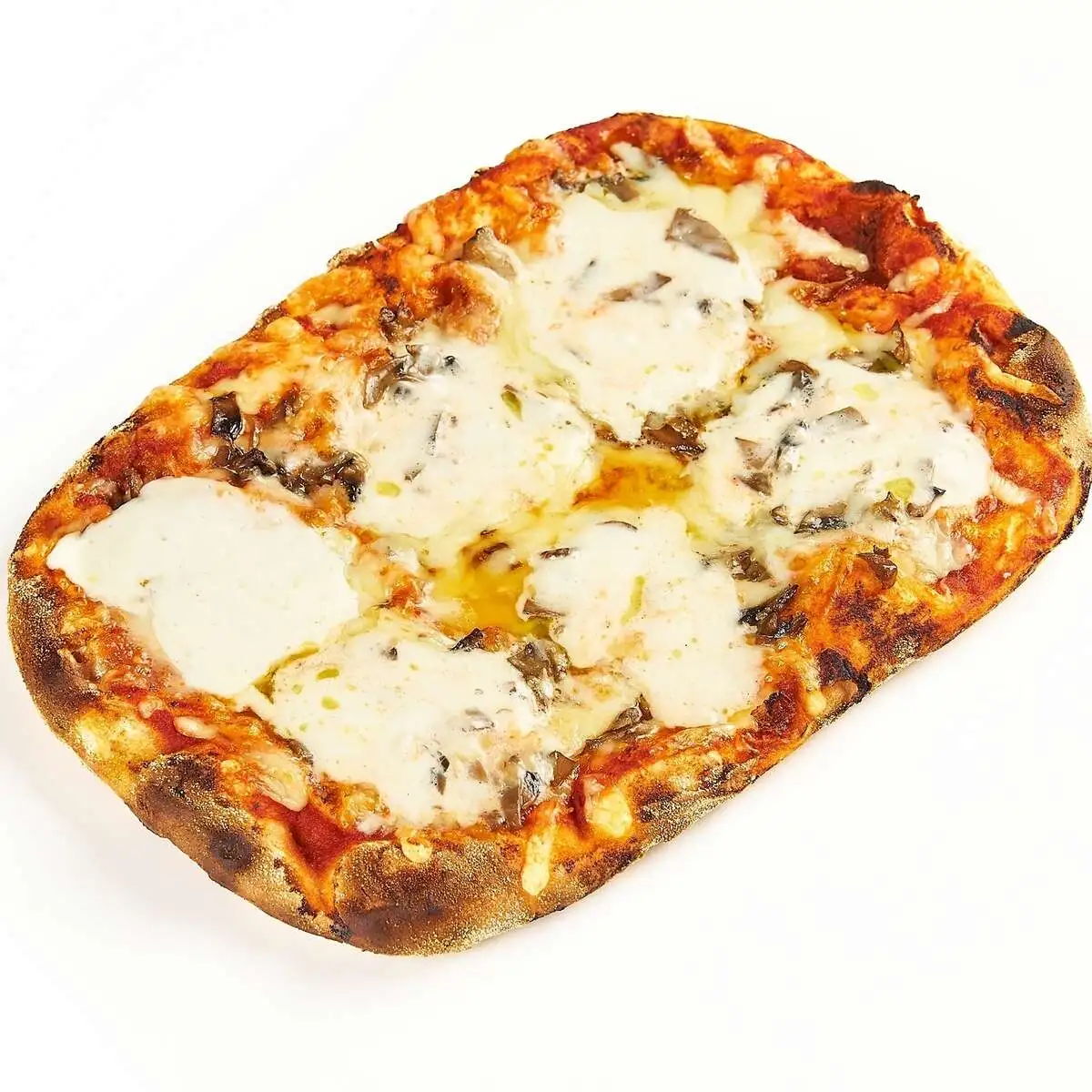 Пицца Страчателла и грибы