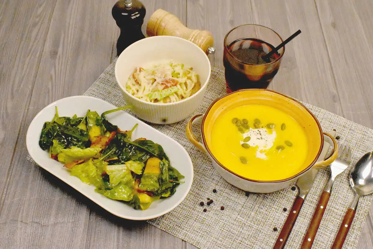 Сет №4 Салат+ Суп + Паста + Напиток