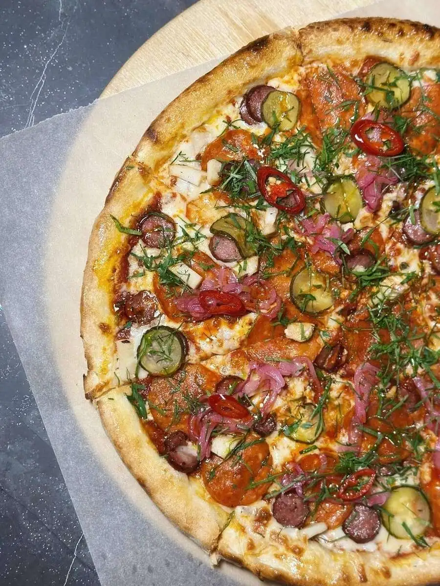 Пицца Охотничья домашняя