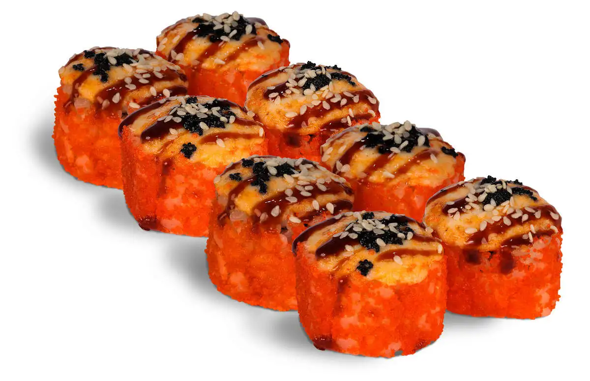 Запеченный с креветкой