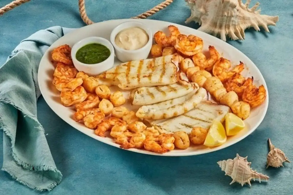 Гриль-ассорти морепродуктов