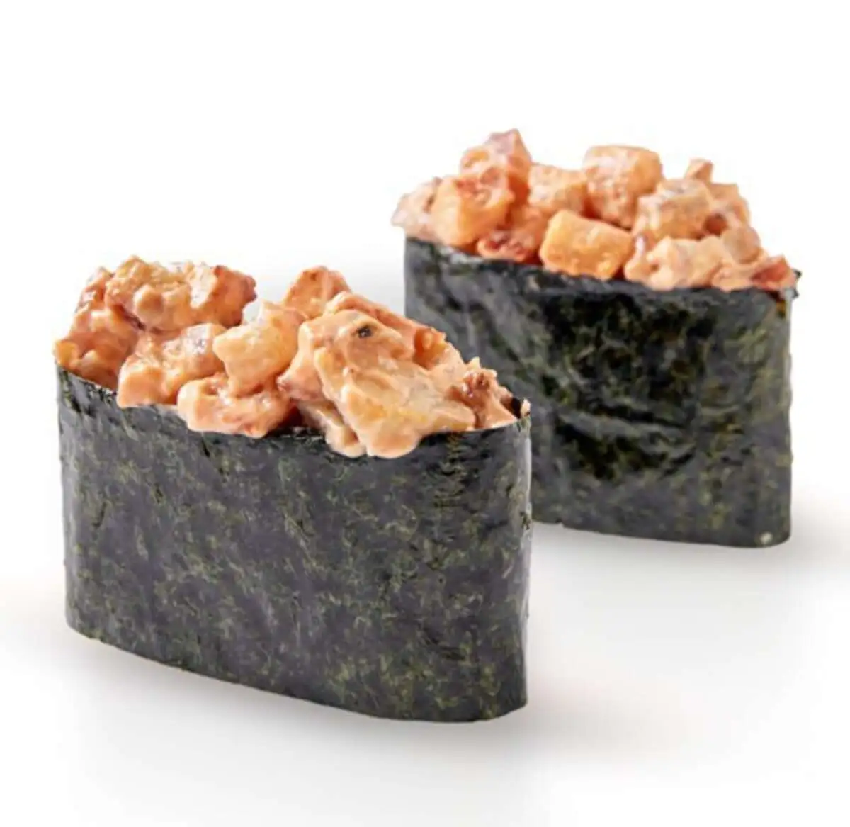 Гункан с угрем и спайс соусом 2 шт