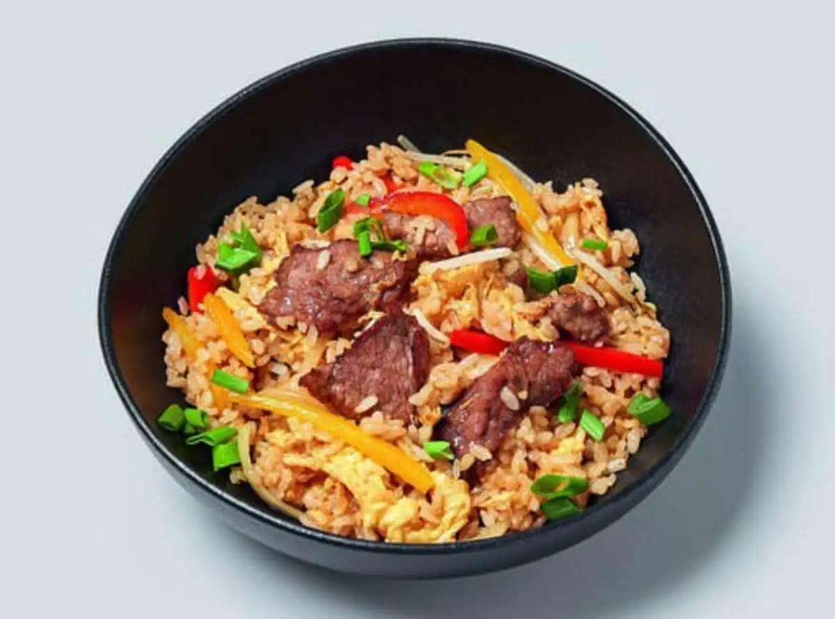 Рис с говядиной