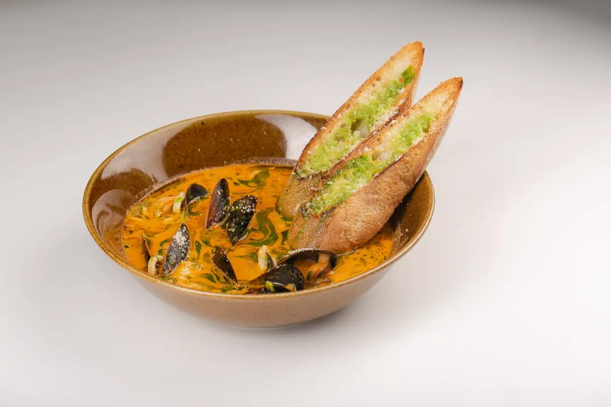 Суп с морепродуктами