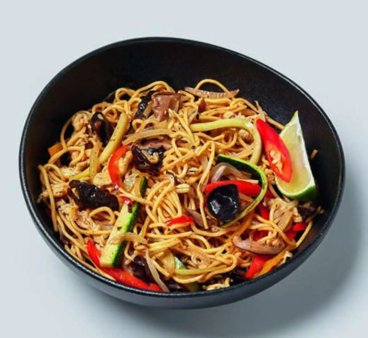 Лапша с овощами