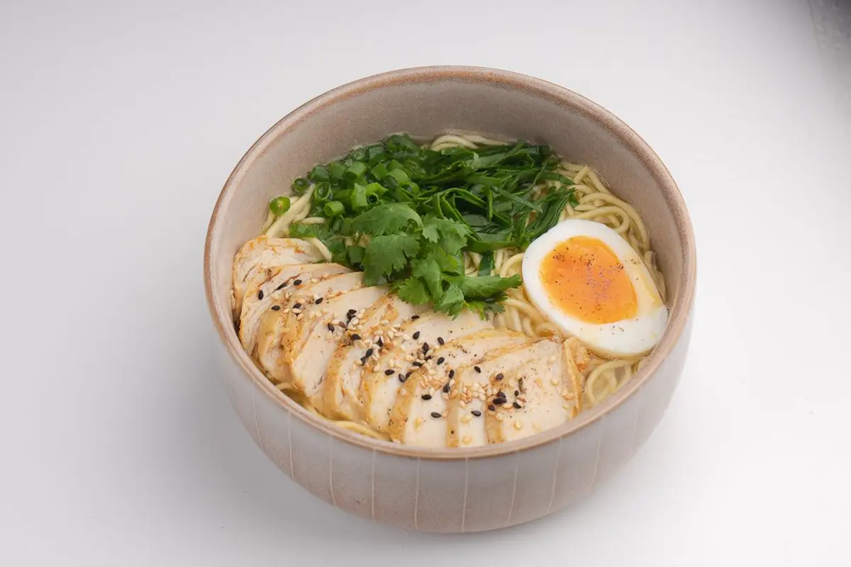 Рамен с курицей