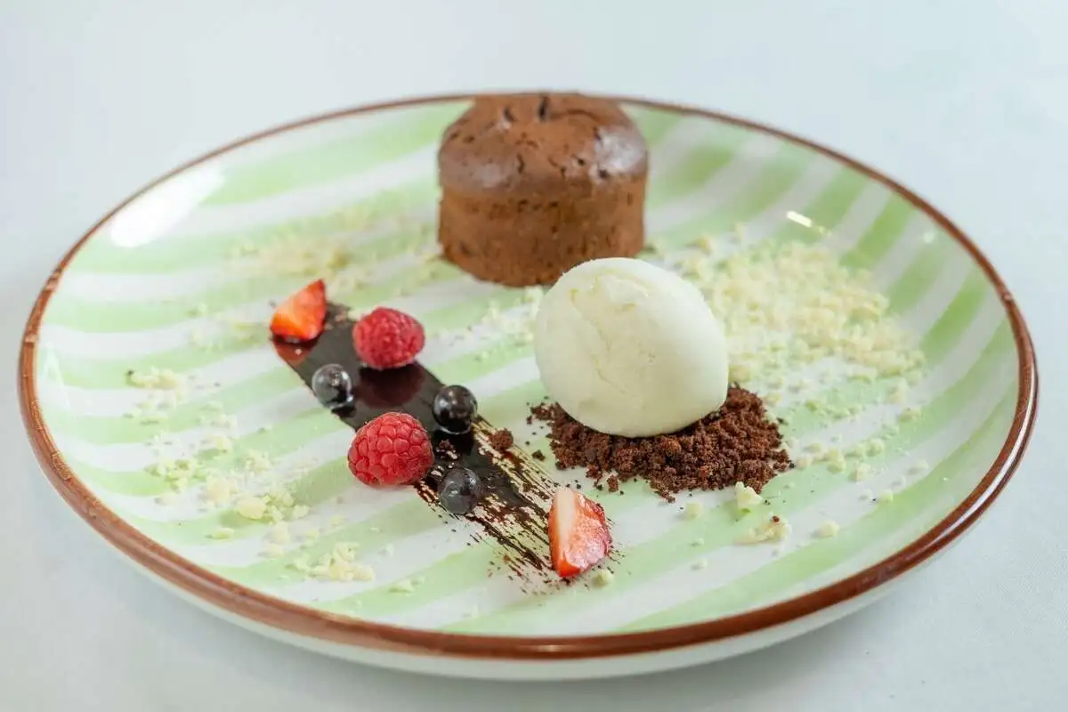 Шоколадный фондан