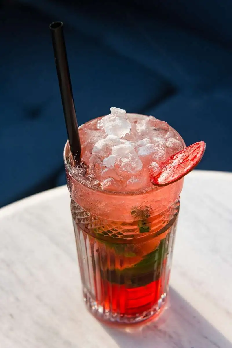 Мохито клубничный