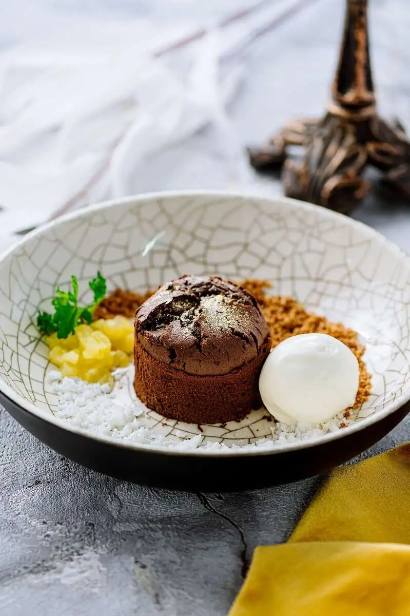 Шоколадный фондан