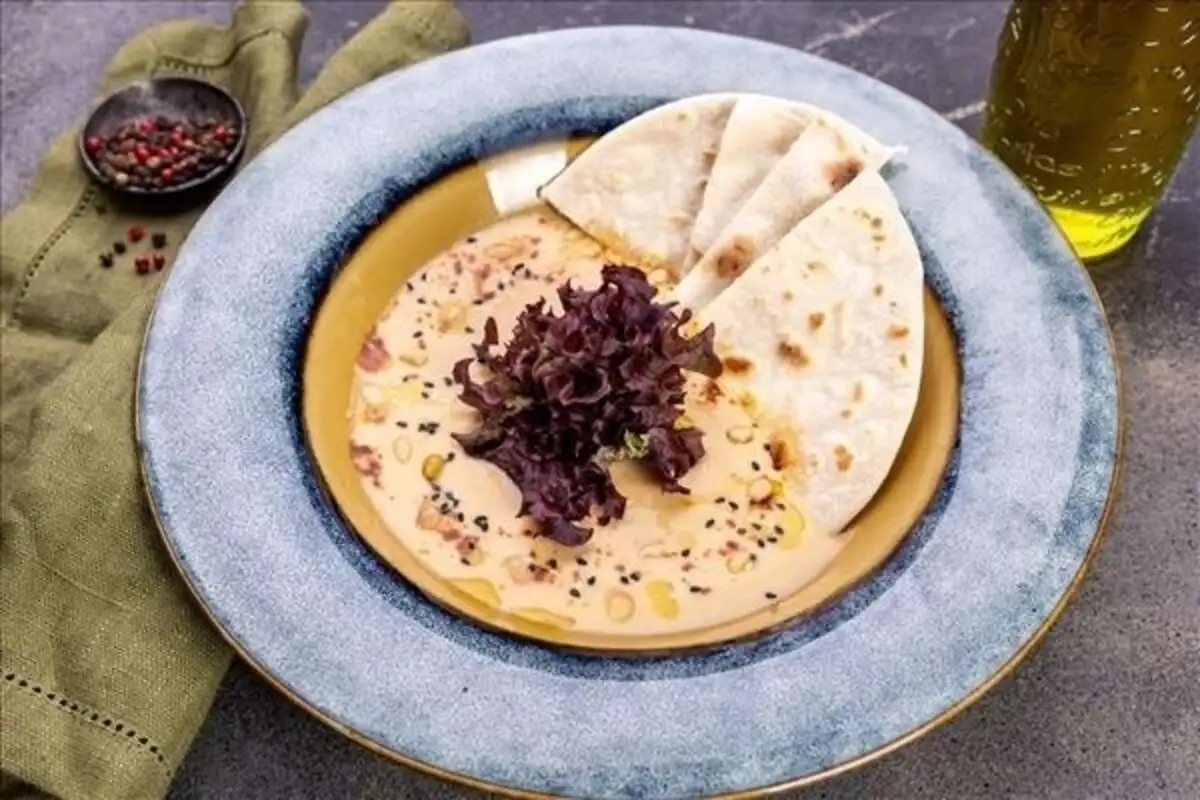 Хумус с овощами