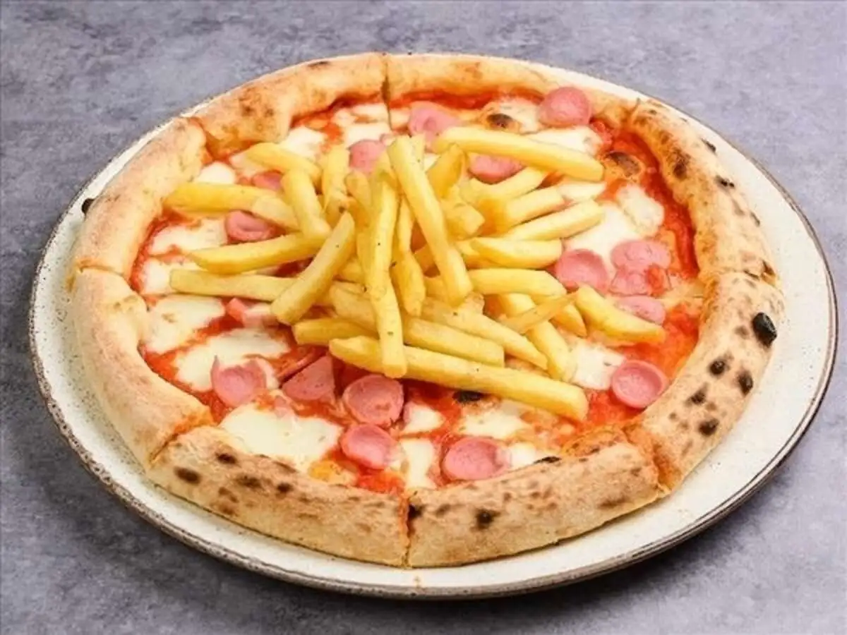 Пицца с сосиками