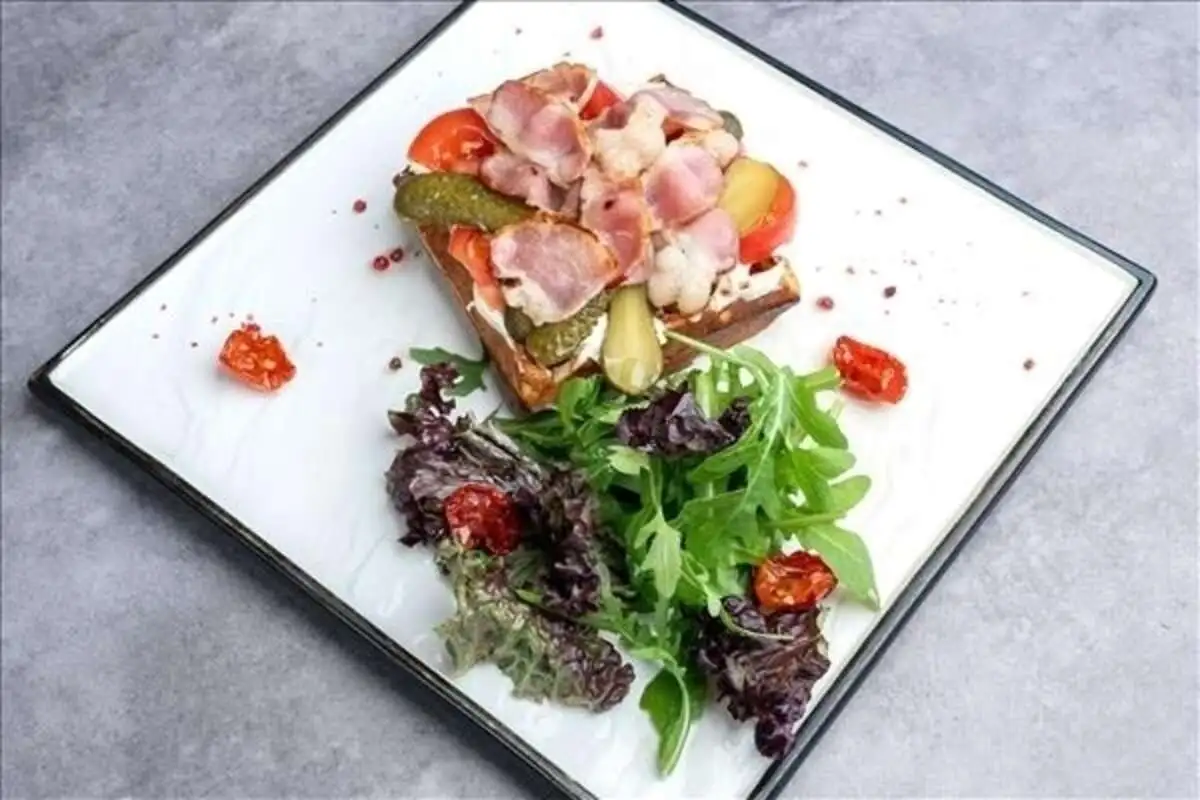 Сырные вафли с беконом