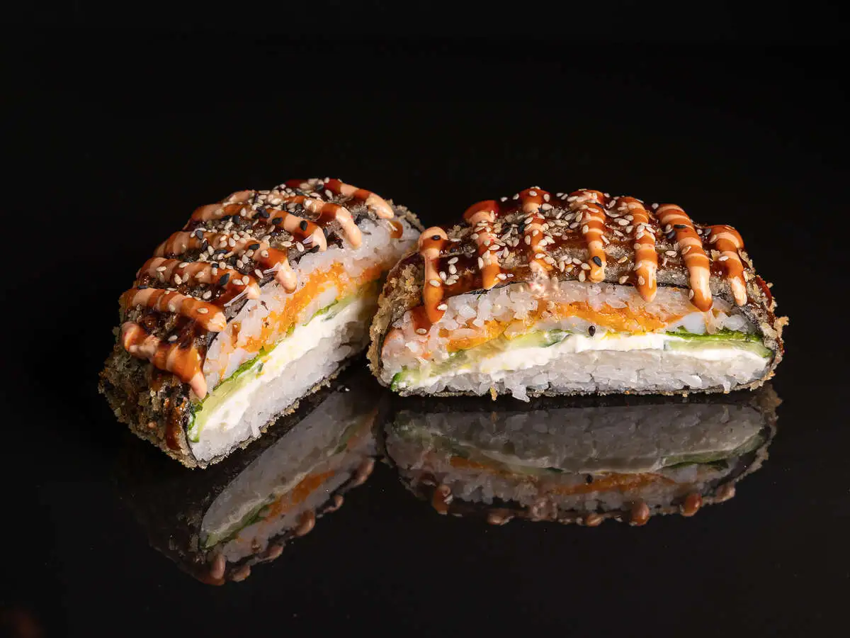 СУШИ БУРГЕР С КРЕВЕТКОЙ