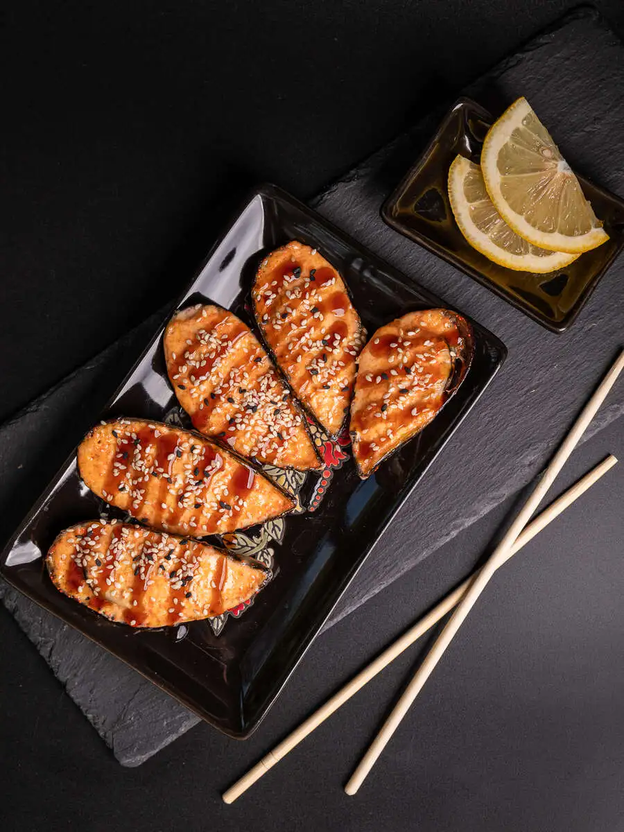 мидии запеченные