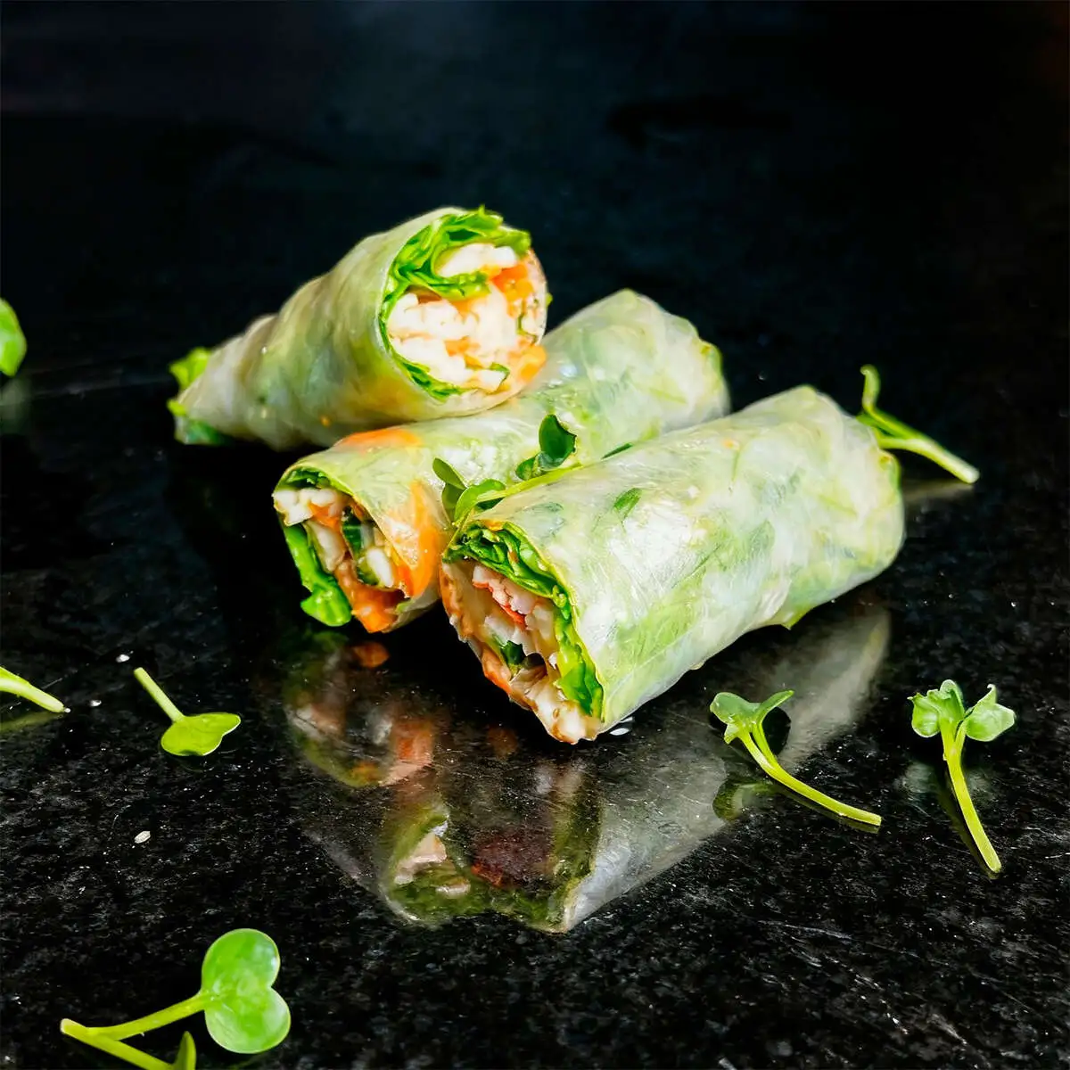 Спрингролл с курицей