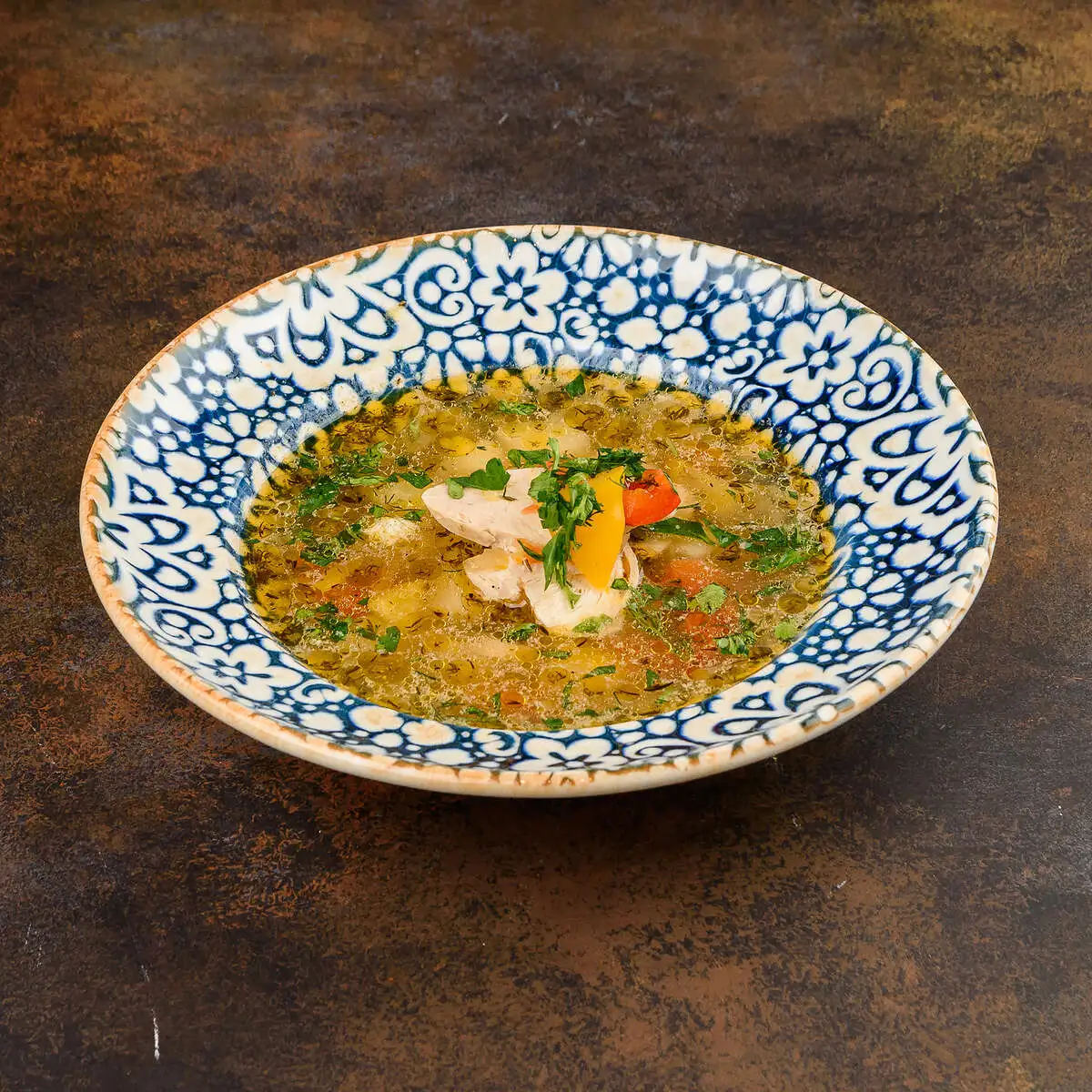 Хашлама с куриным бедром