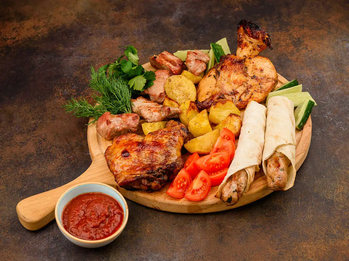 Гриль-сет из шашлыков на компанию