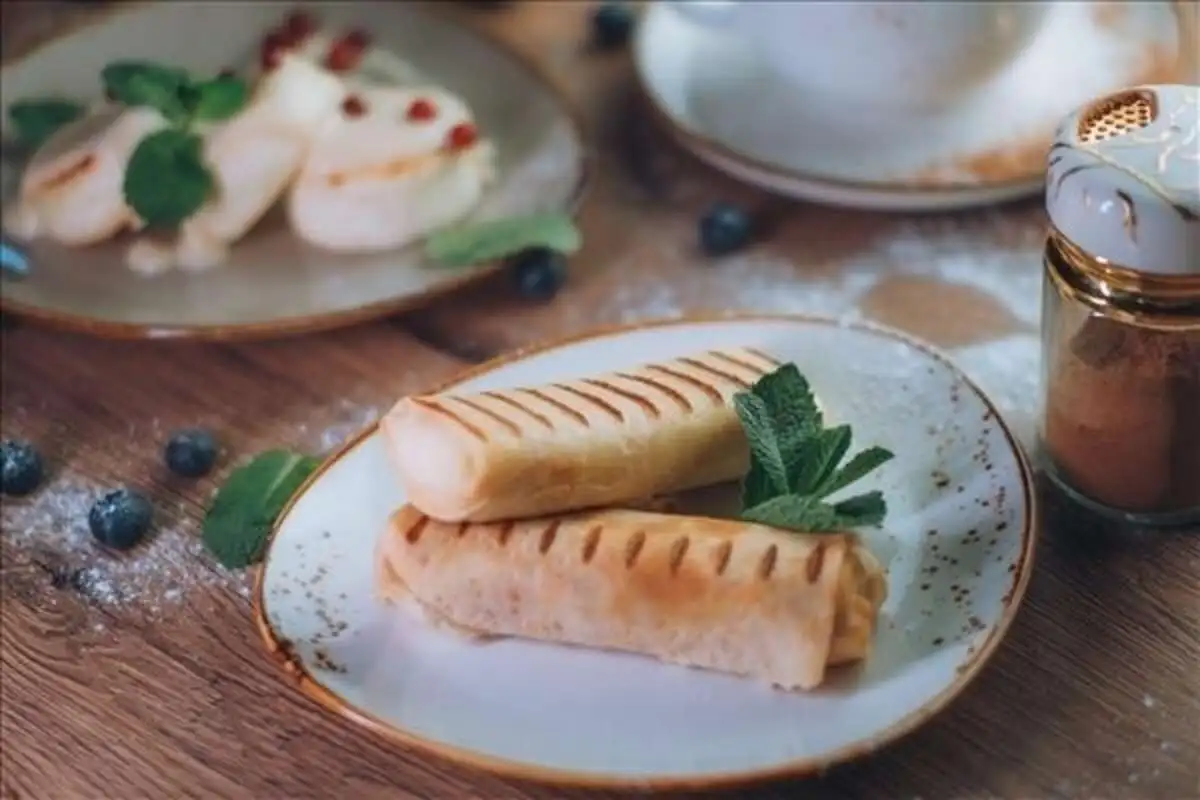 Блины с творогом