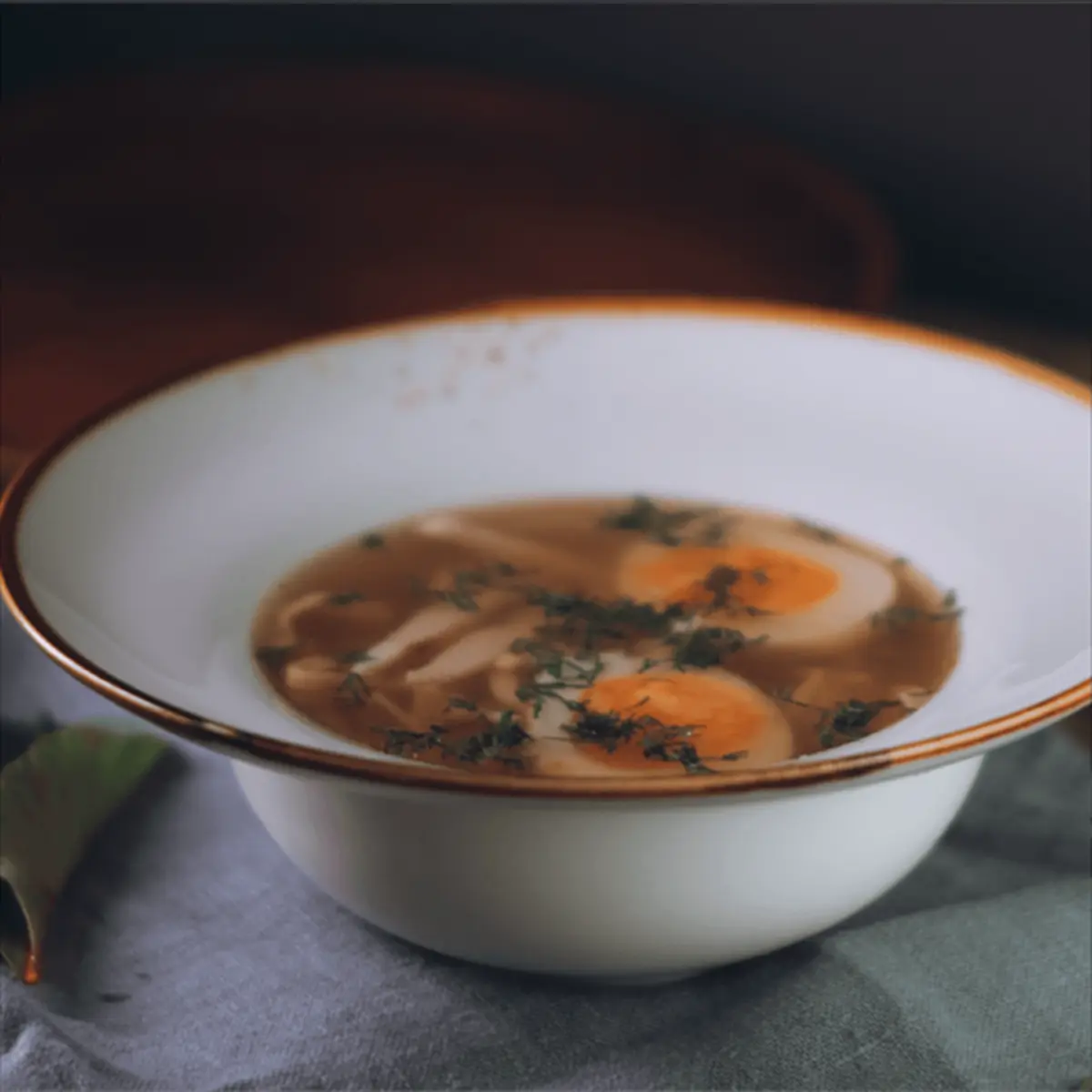 Суп с домашней лапшой