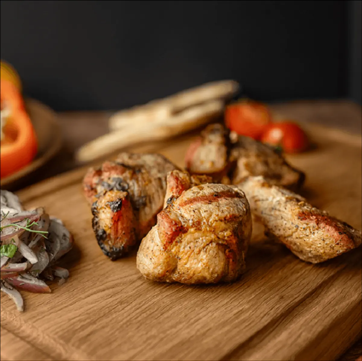 Шашлык из свиной шеи