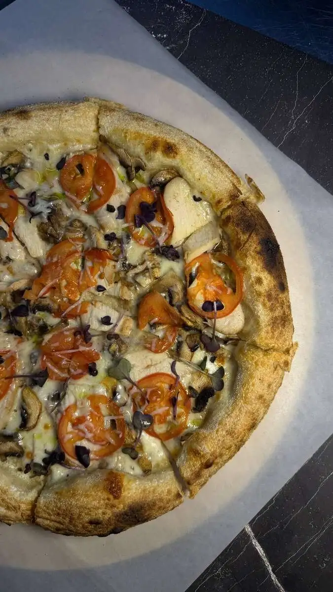 Курица и грибы 