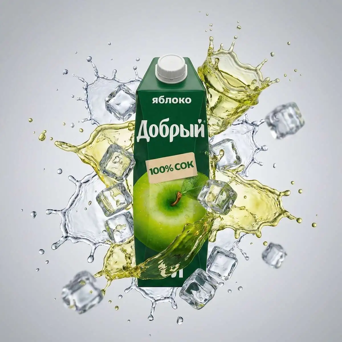 Сок Добрый Яблочный 1Л