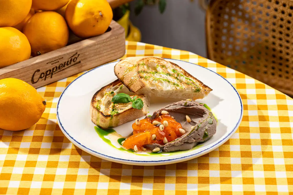 Тосканский паштет из куриной печени