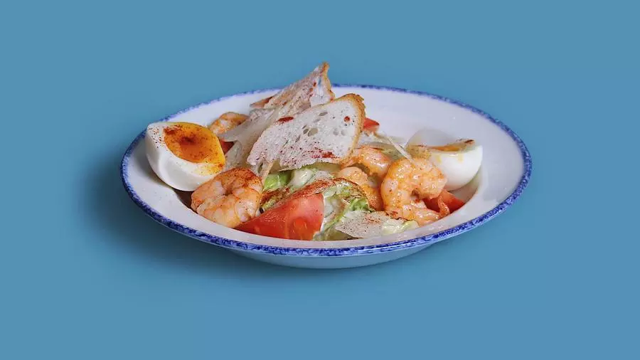 Цезарь креветки